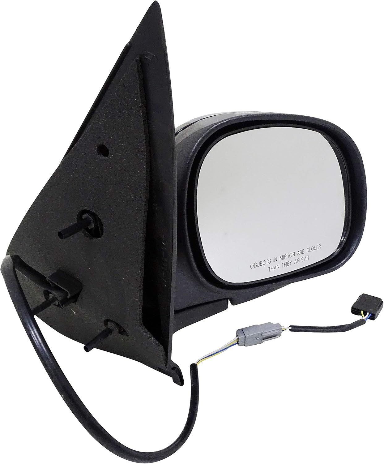 Dorman 955-031 Passenger Side Power Door Mirror - Heated / Folding Compatible with Select Ford Models, Black