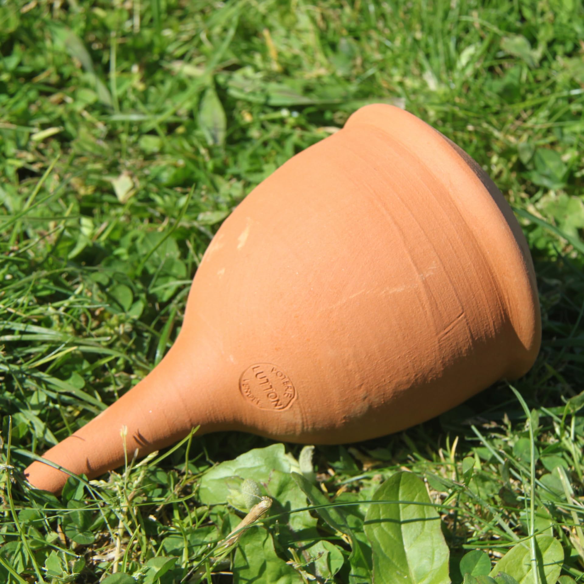 Olla Terre Cuite Lutton 40cl - Arrosage Autonome Écologique Pour Plantes Extérieur - Oya Champignon Naturel