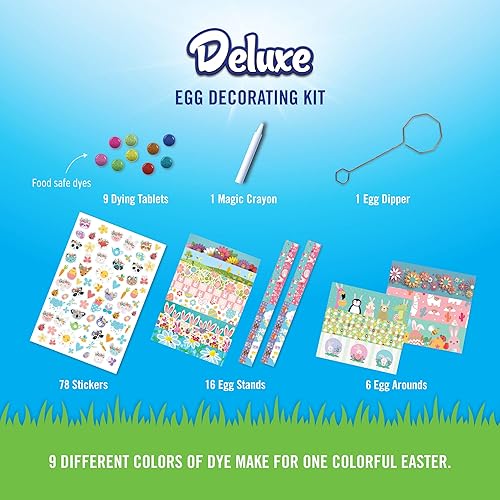 Miniatura 3 de PAAS Kit de decoración de huevos de lujo incluye kit de lujo, 2 salsas de huevos, 5 tazas de color 1 ea