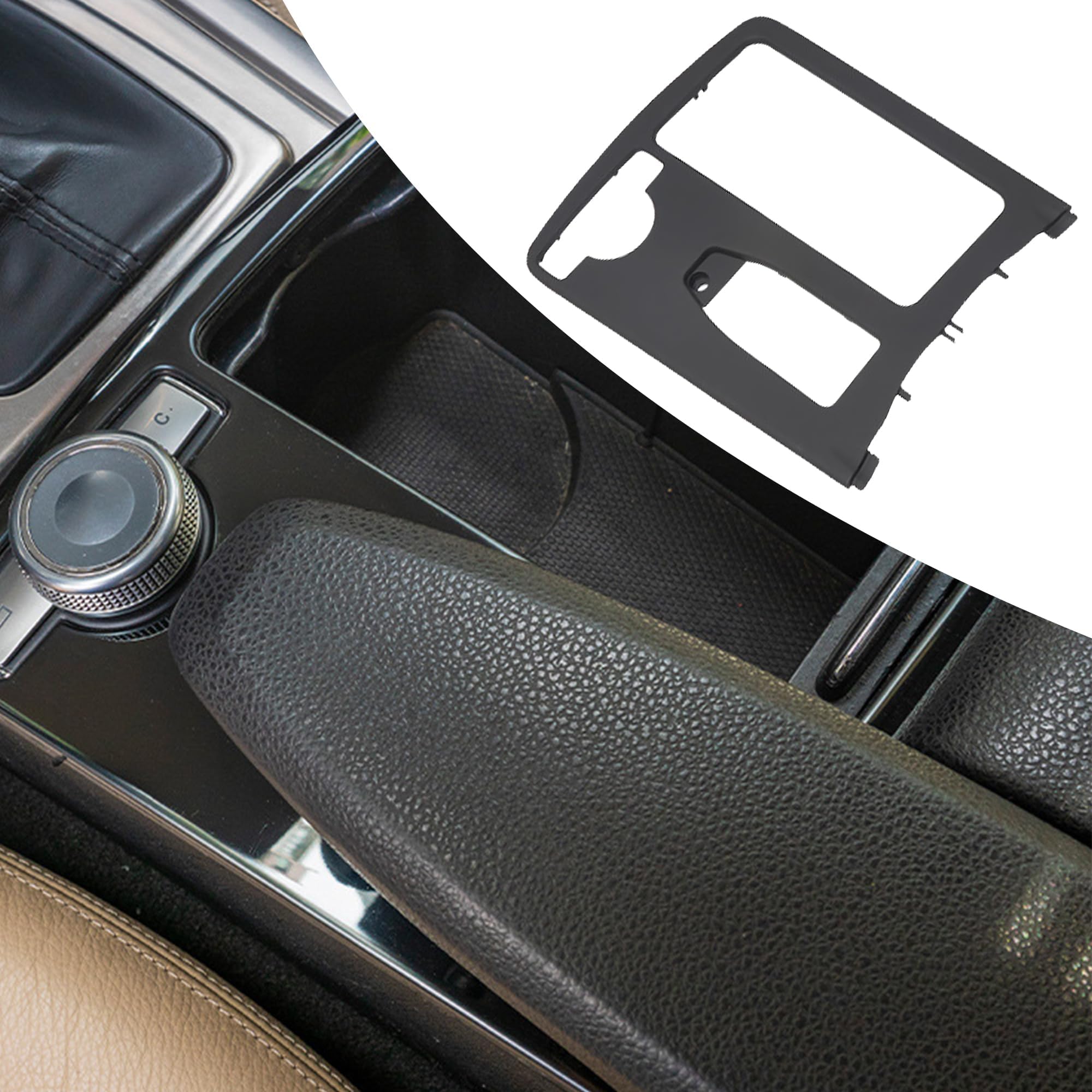 Uchwyt na napoje do konsoli środkowej w204 Akcesoria, osłona ozdobna grilla konsoli środkowej 2046800107 do Mercedesa w204 W212 klasy C i E