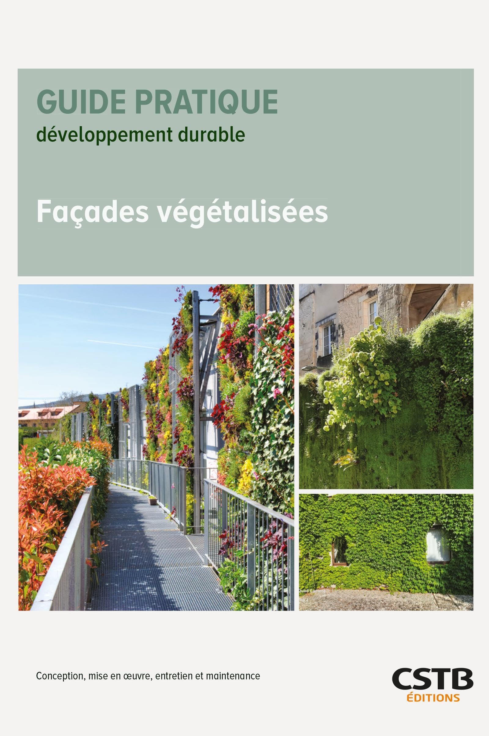 Façades végétalisées: Conception, mise en oeuvre, entretien et maintenance