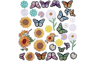 Embroidered Iron On Patch For Garden Patch