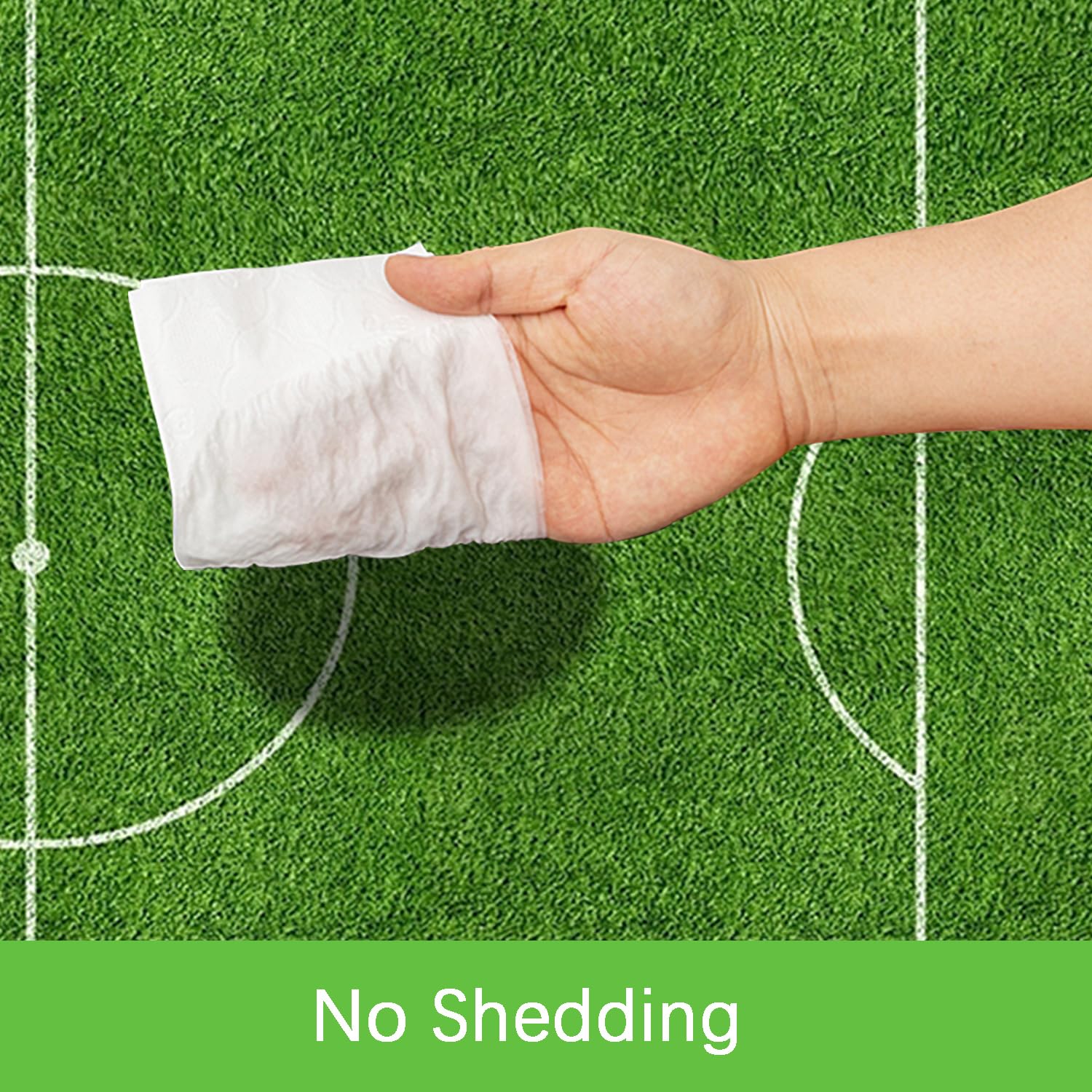 Alfombra para el patio de fútbol para niños, alfombra decorativa para campo de fútbol, suave antideslizante (L, 80 x 150 cm)