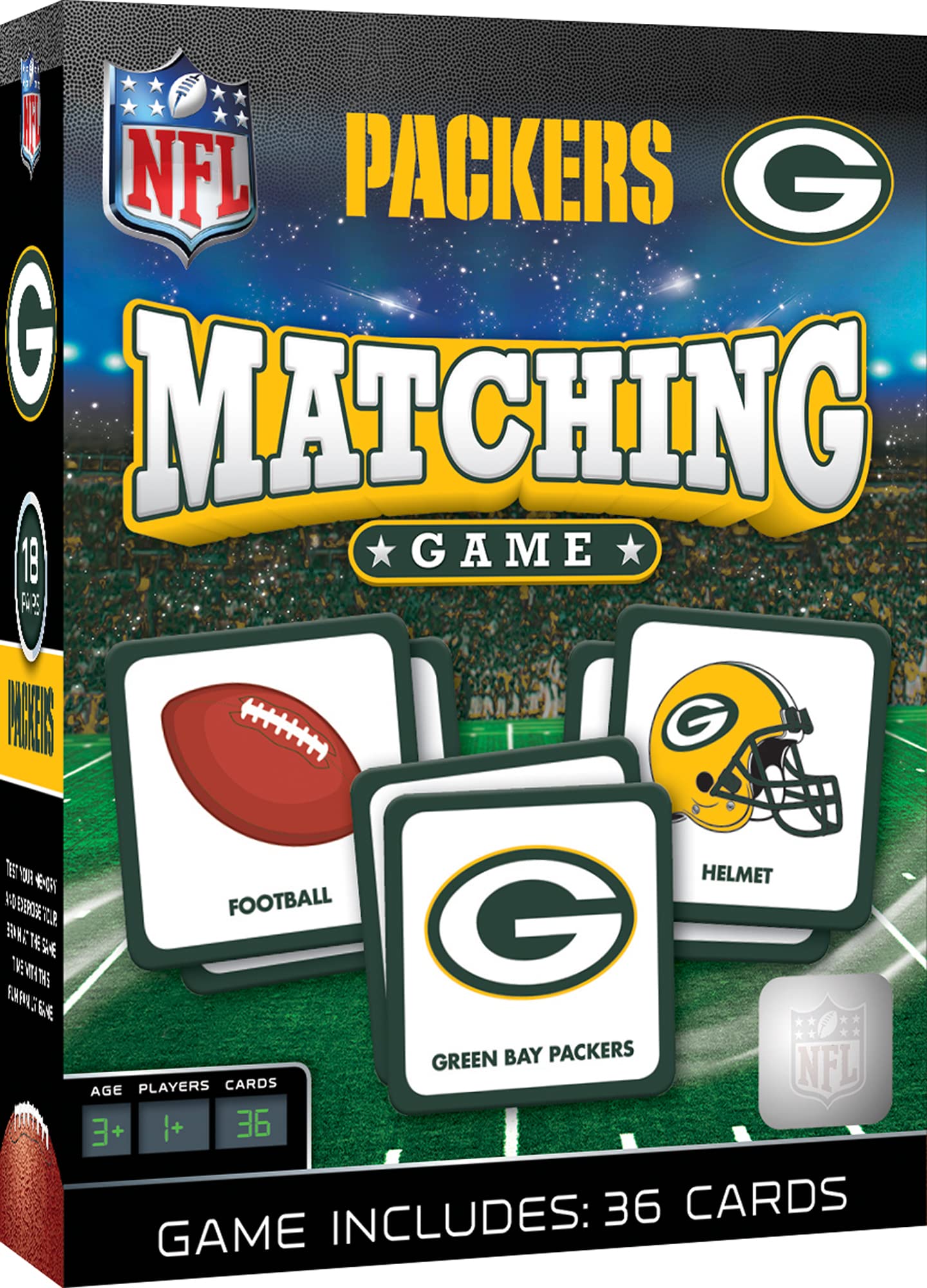 MasterpiecesNFL Denver Broncos Matching Game - Fun Family Game for Kids - Officially Licensed NFL Product