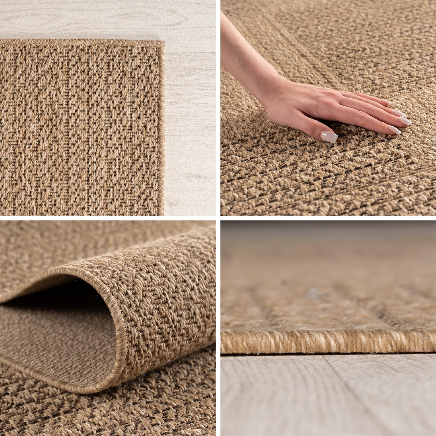 Outdoor Teppich Jute Optik Sunny - Beige