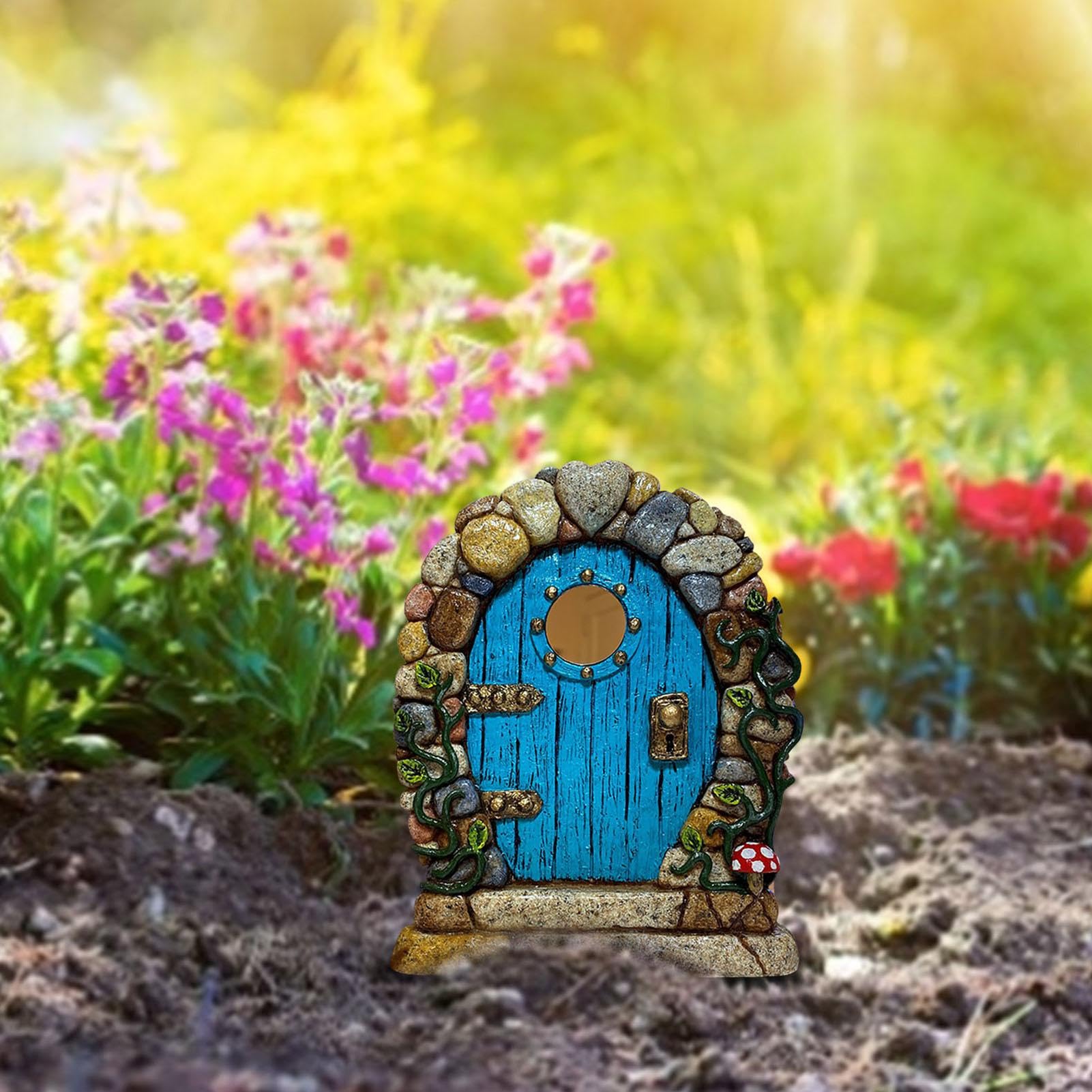 Porta delle fate da muro, Porta del giardino delle fate,Porta in miniatura del giardino delle
