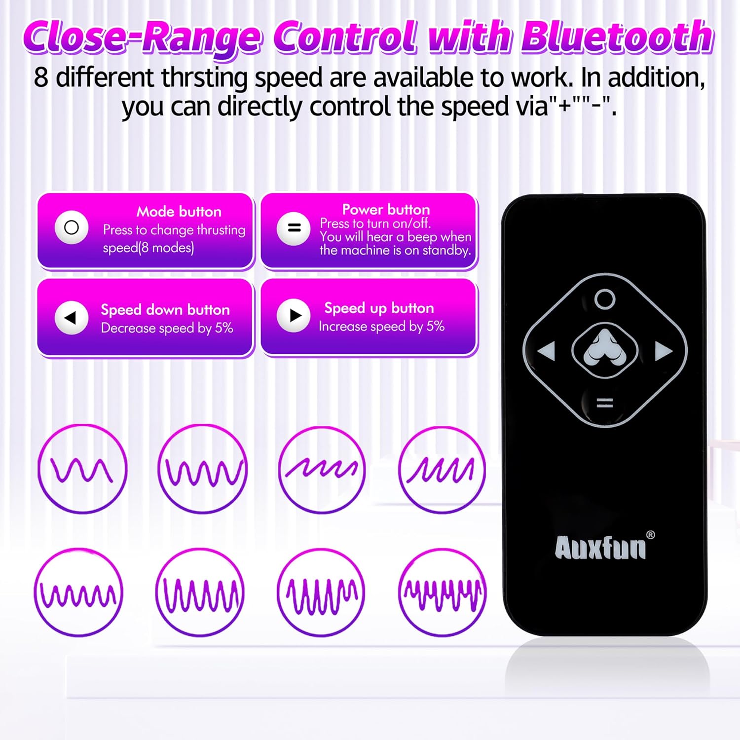 Sex Machine Sex Toys AUXFUN Thrusting Machines for Men Women, EzfunLok Adapter for Vac-U-Lock Premium Dildo Machine with 5 attachments, Adult Machines Device Gun Remote Control