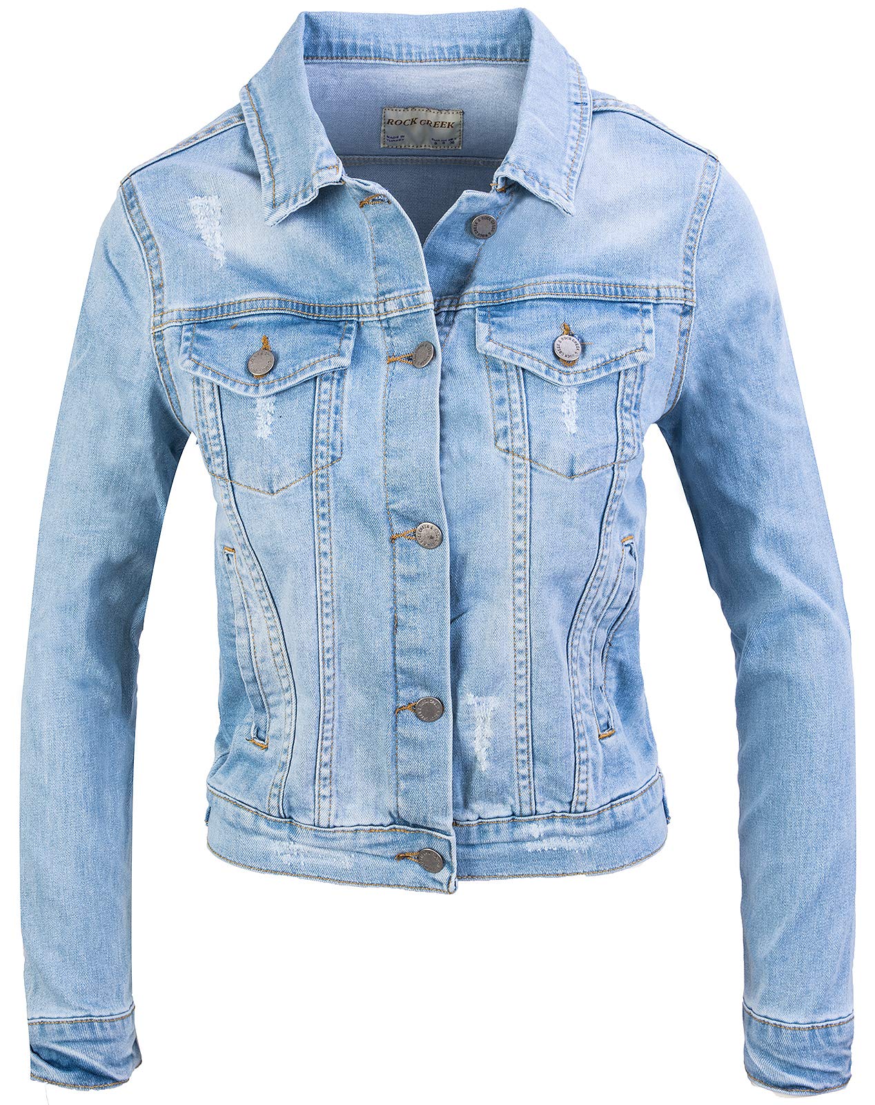 Rock Creek Jeansjacke Damen D-401 Hellblau