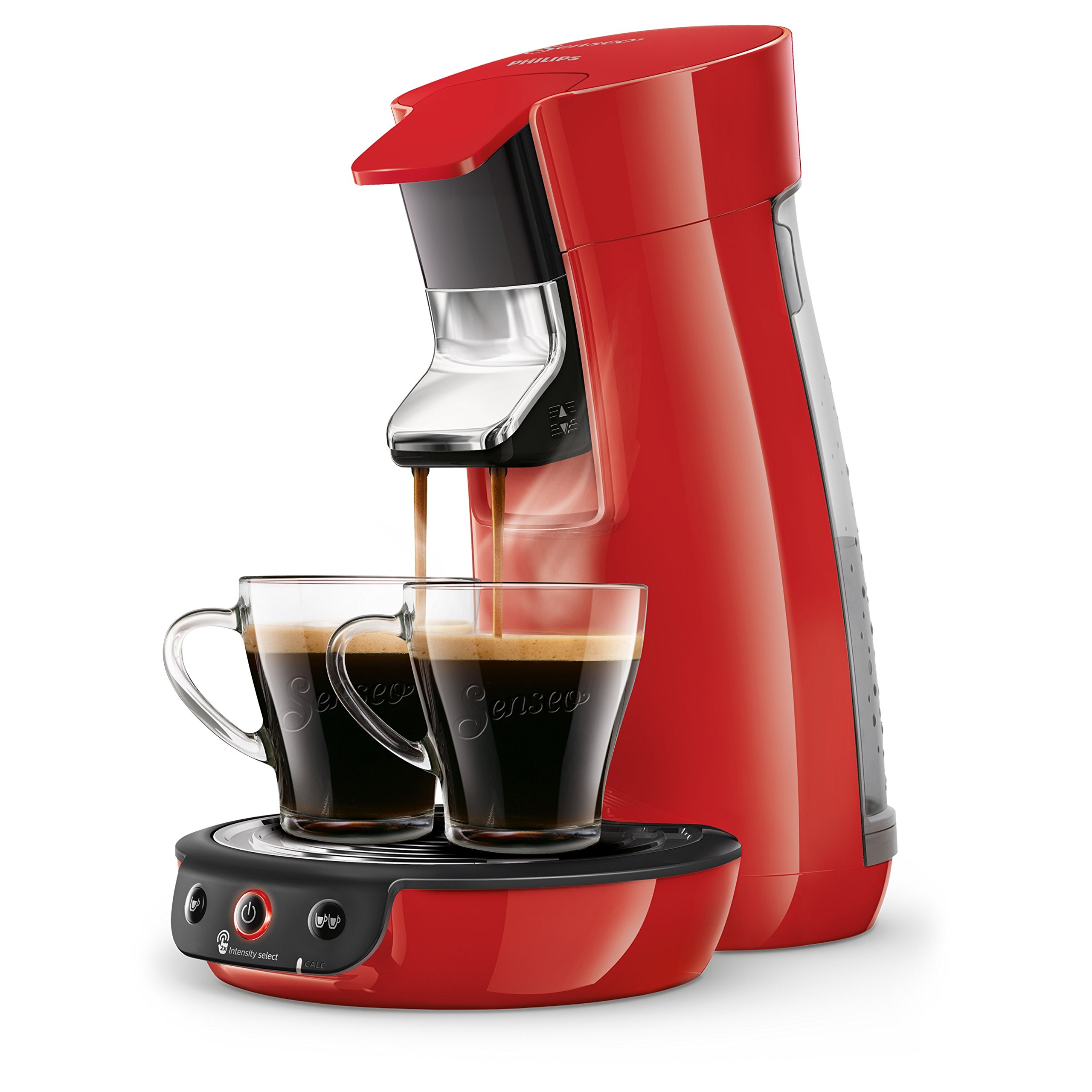 Philips HD6563/81 Machine à Café à Dosettes SENSEO Viva Café Rouge
