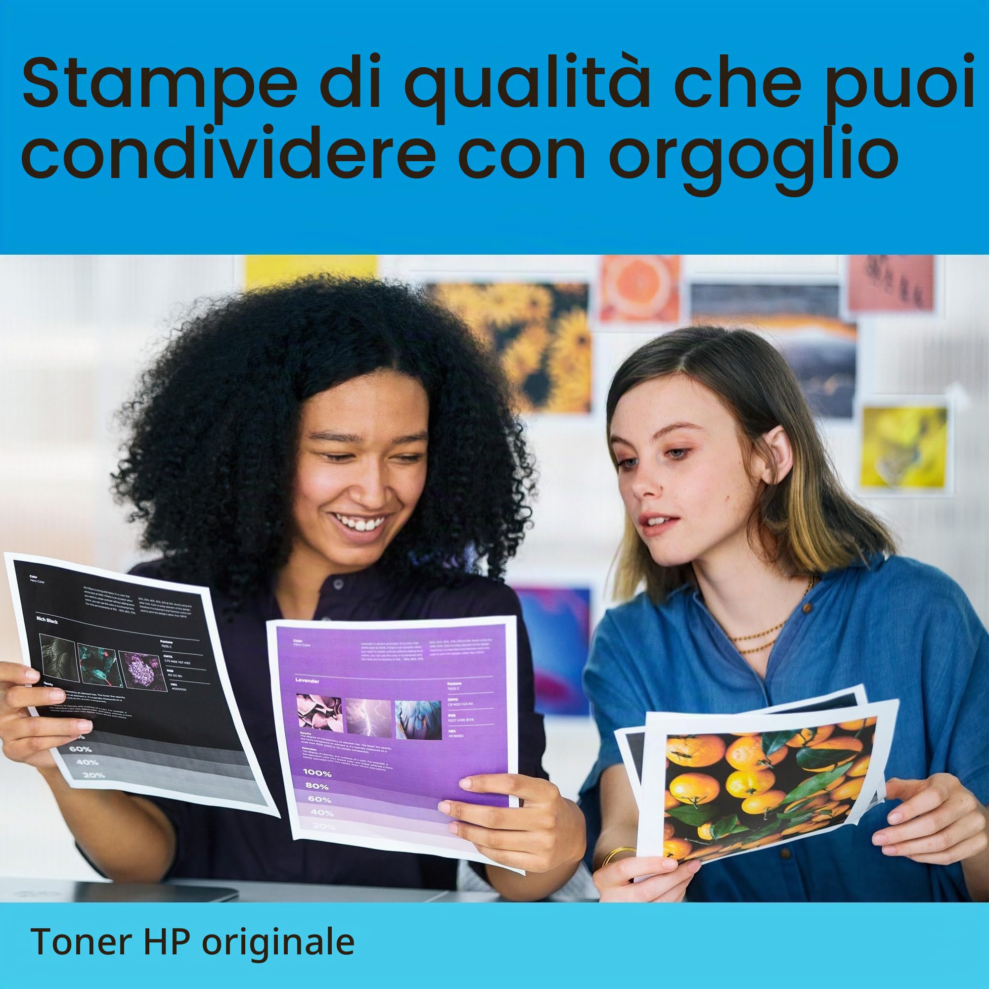 HP 219A W2192A Giallo, Cartuccia Toner Originale da 1200 Pagine, Capacità Standard, Compatibile con le Stampanti LaserJet Pro serie 3202 e 3302