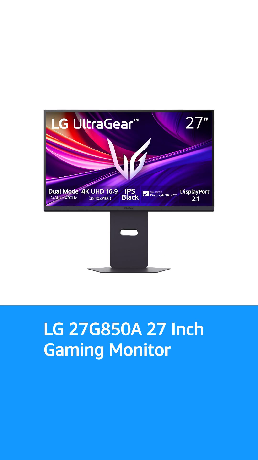 4K(3840×2160)/VESA Dual Mode/Nano IPS 27