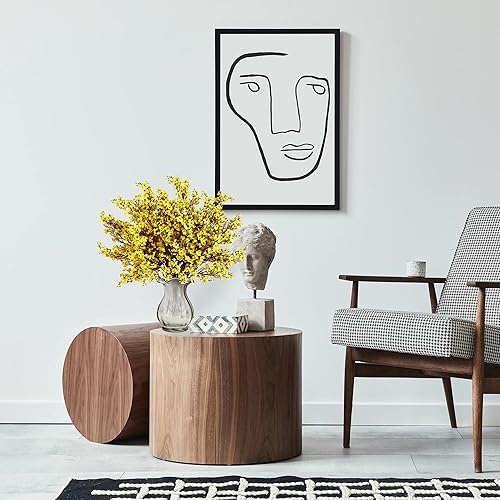 Vista 41 de Sggvecsy 15 piezas de flores artificiales de aliento de bebé, ramos de gypsophila a granel, flores de seda falsas de tacto real para el hogar, Negro