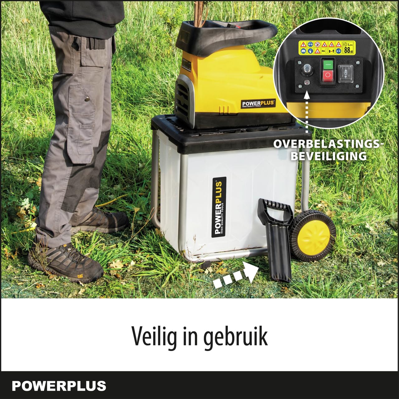 PowerPlus POWXG6462 POWXG6462-Trituradora - Jardín silencioso (2800 W)