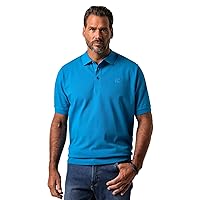 JP 1880 Maglia Polo in piqué con Taglio Speciale per l'addome e Stampa JP1880 sul Petto