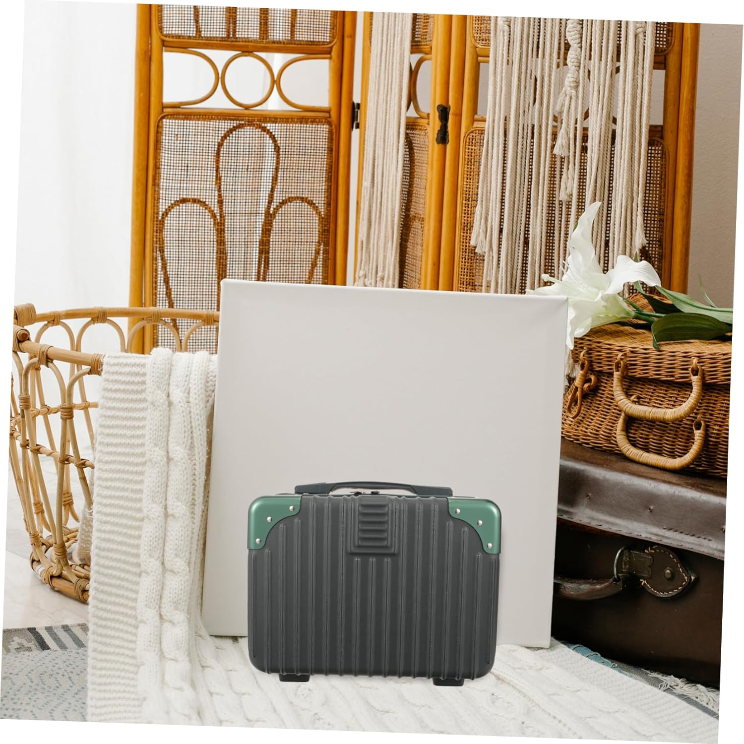 Travel Handheld Makeup Case Suitcase Portable Toiletries Organizer Lipstick Storage