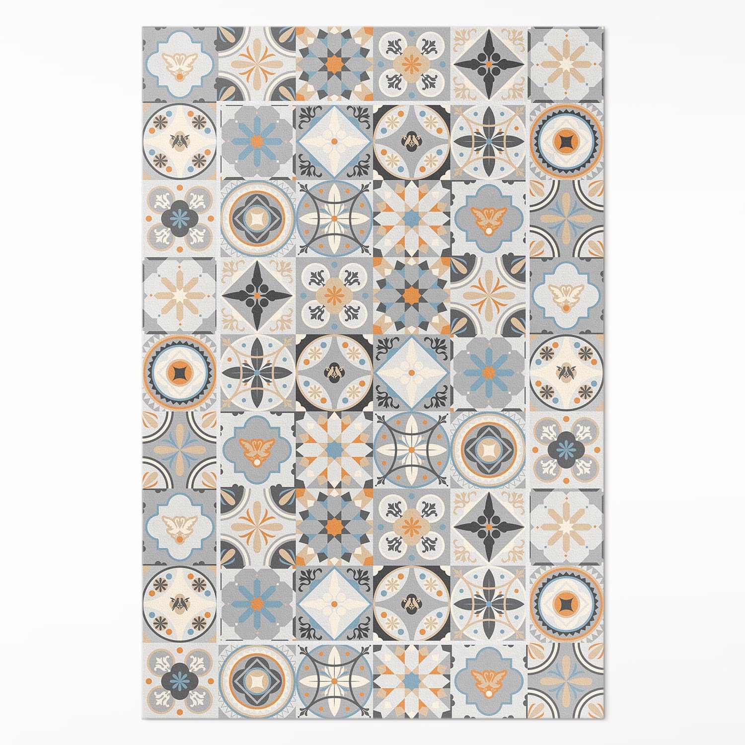 Tapis en vinyle rectangle 80x120 résistant décoloration maison deco