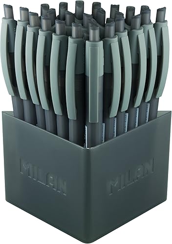 Miniatura 2 de A.C. Milan Bote 25 boligrafos gel seco negro, blanco