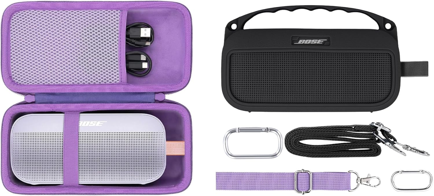 co2CREA Hard+Silicone Case for Bose SoundLink Flex 2nd Speaker