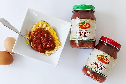 Miniatura 4 de KYVAN Salsa de manzana con miel caliente y suave - Paquete de 2