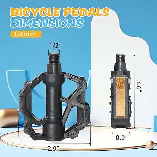 Miniatura 5 de Bike Pedals for Kids Bike 1214161820 inch Boys Girls Bikes 1 Pair