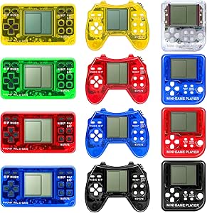 SSRMX 12Pcs Video Game Party Favors for Kids, Arcade Video Game Keychain Video Game Party Supplies