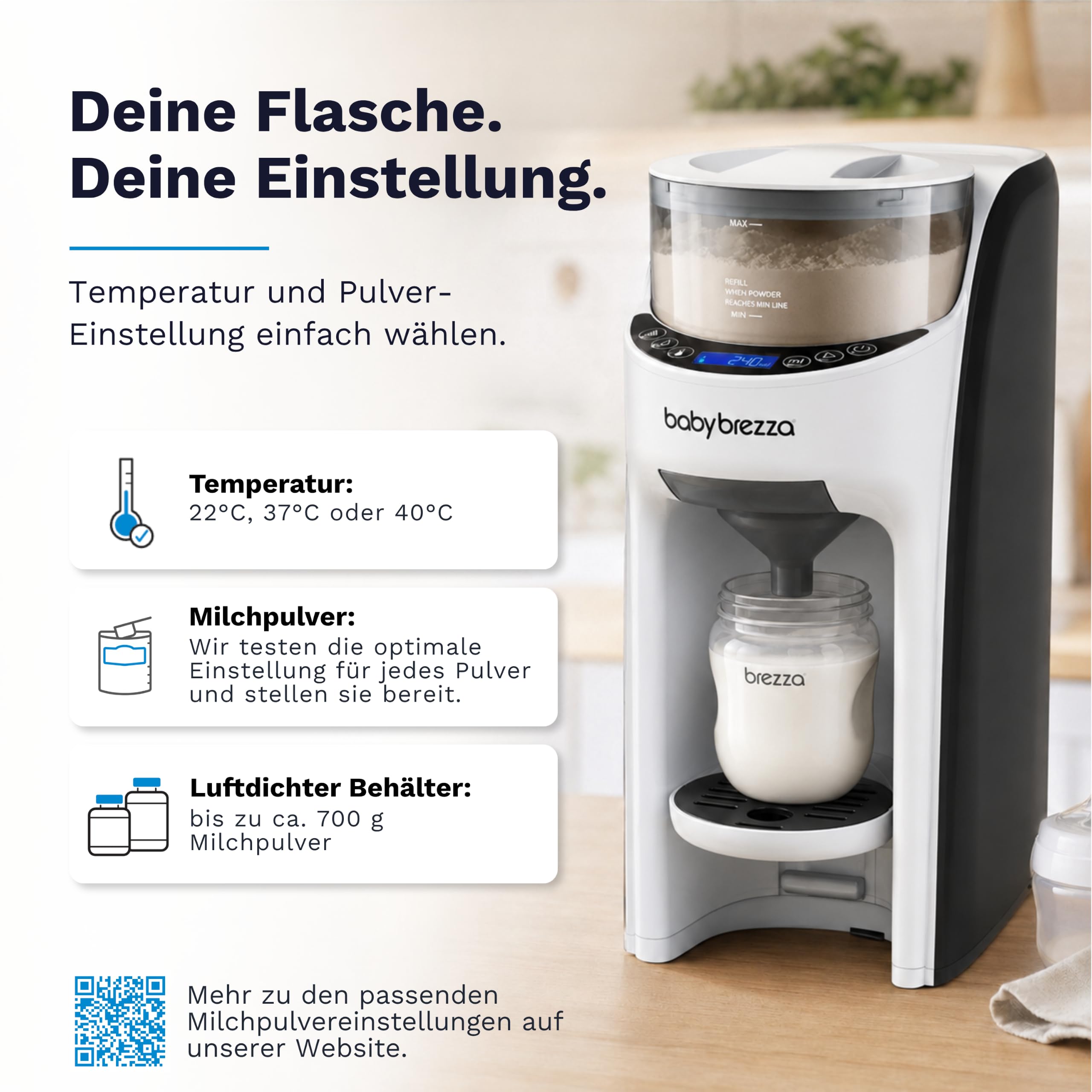 Baby Brezza Formula Pro Advanced automatischer Flaschenzubereiter