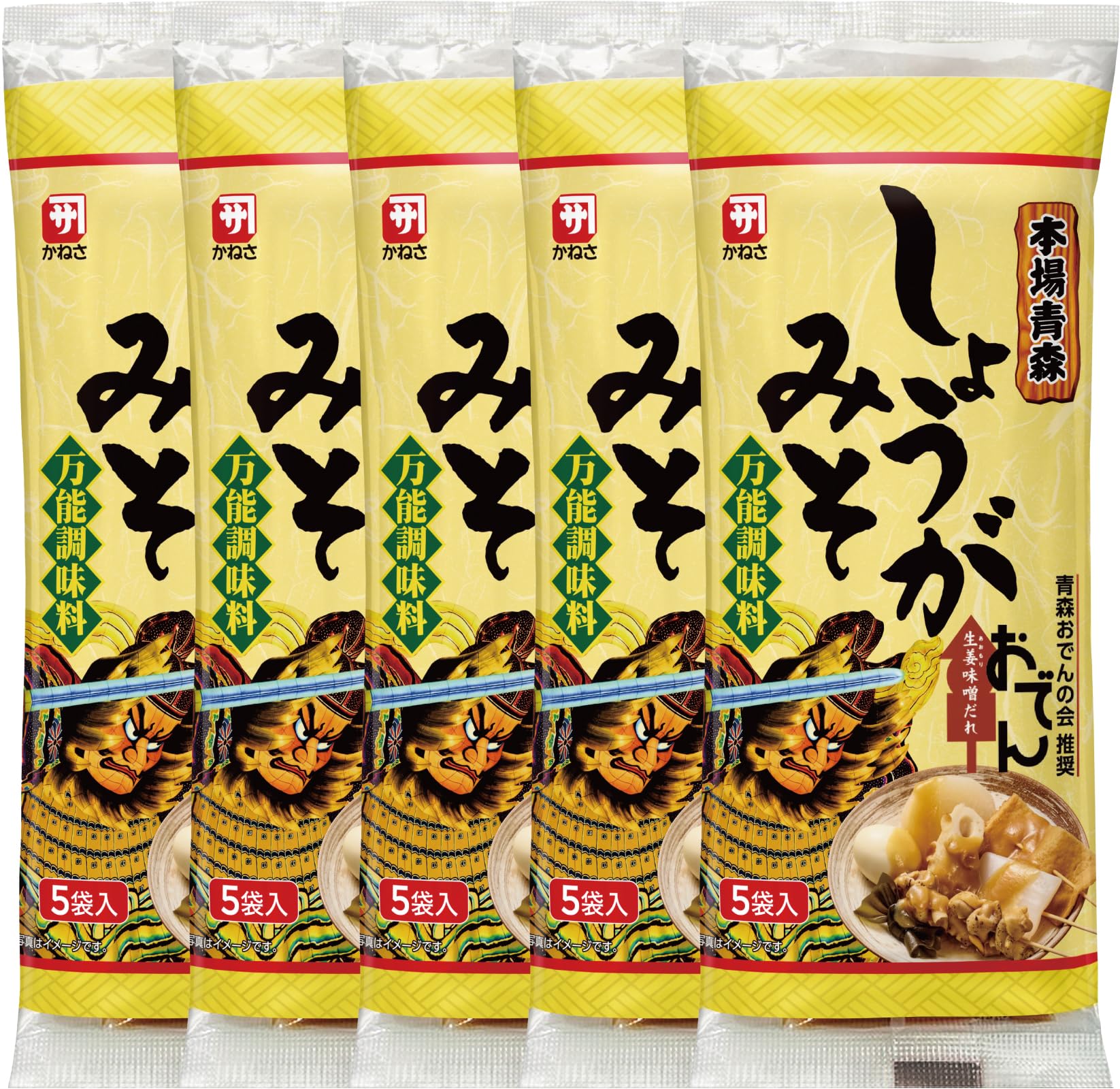 Amazon | かねさ 本場青森しょうがみそ 5食×5袋 | マルコメ | 味噌汁 通販