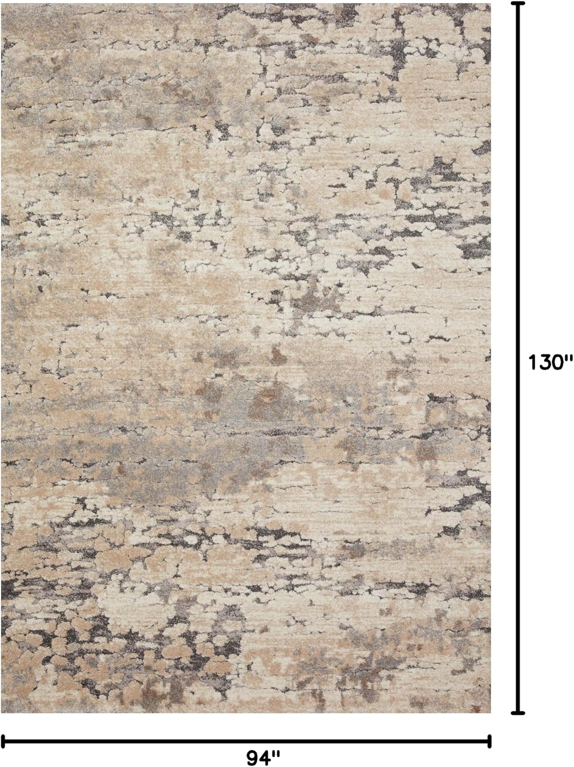 Loloi Theory Collection THY-08 Taupe/Grey, Transitional Area Rug, 7'-10" x 10'-10"