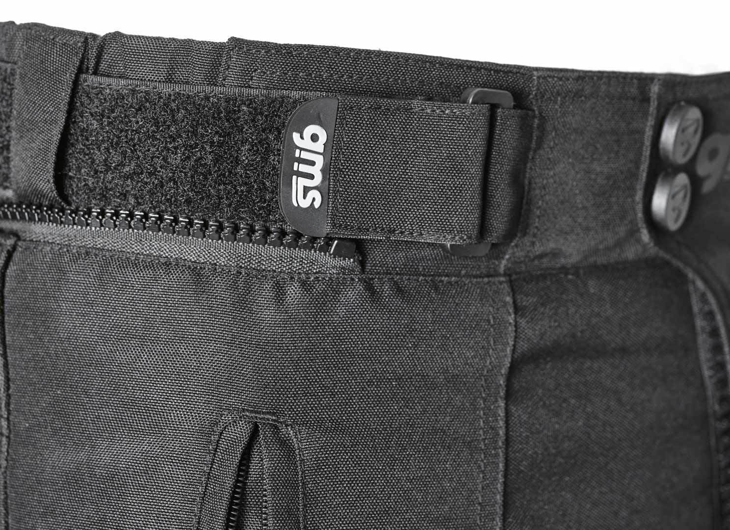 GMS Fiftysix.7 Motorrad Textilhose, schwarz, 2XL