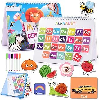 Toys for 2 3 4 5 Year Old Girls Boys, Busy Book for Kids 2 3 4 5 Year Old Girls Boys Gifts for 2-5 Year Old Boys Girls Toddler Quiet Book for 2 3 4 Year Old Montessori Learning Toys Age 2-5