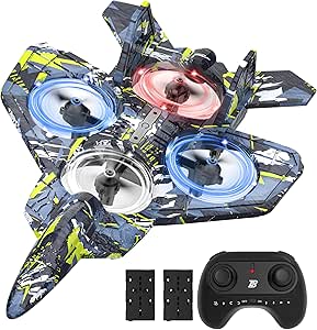 Amazon.com: BEZGAR HQ057X RC Fighter Airplane丨Mini Drone Remote Control ...