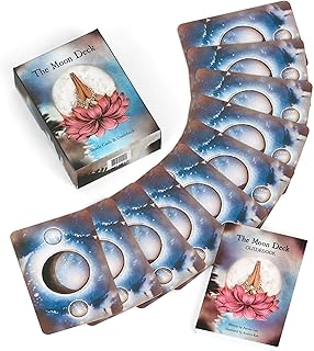 The Moon Deck: Eco-Printed Premium Oracle Set - 44 Cards with Guidebook ...