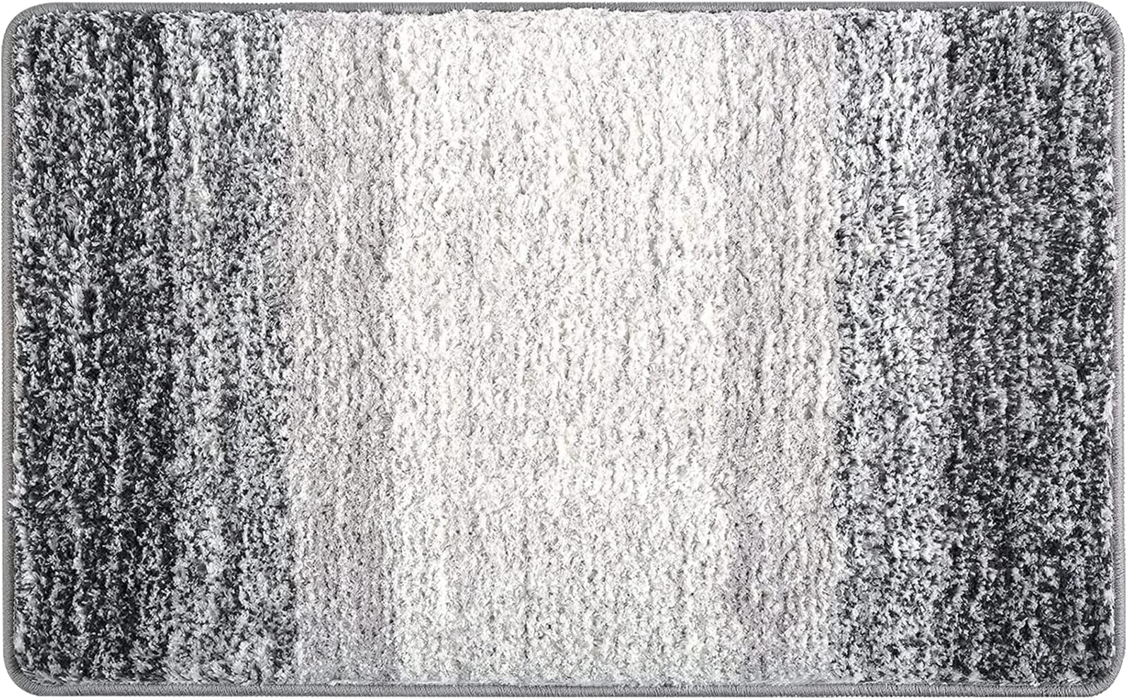 Indoor Doormat Front Door Mat, Super Absorbent Entrance Door Rug, Non Slip Back Door Mats Indoor, Soft Entry Rugs Inside Machine Washable Door Carpet for Entryway (32"x20", Grey/Gray)