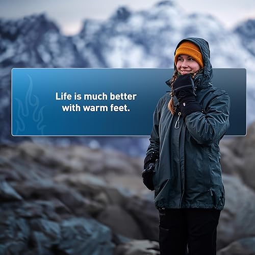 Miniatura 6 de THE HEAT COMPANY Calentadores de pies de plantilla, 5, 10 o 30 pares, S, M, L, XL, 9 horas de calor extra, calor instantáneo, plantillas térmicas