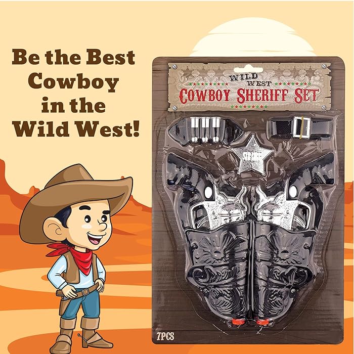 Buy LoveSispara Kids Cowboy Costume Set Wild West Fancy Dress