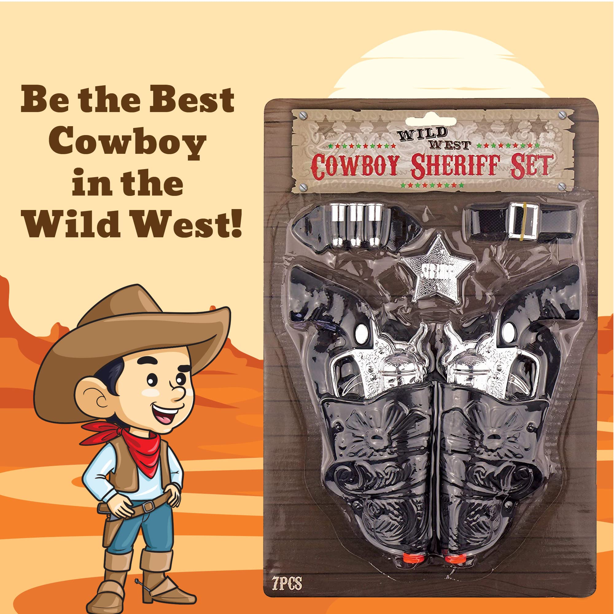 Buy LoveSispara Kids Cowboy Costume Set Wild West Fancy Dress
