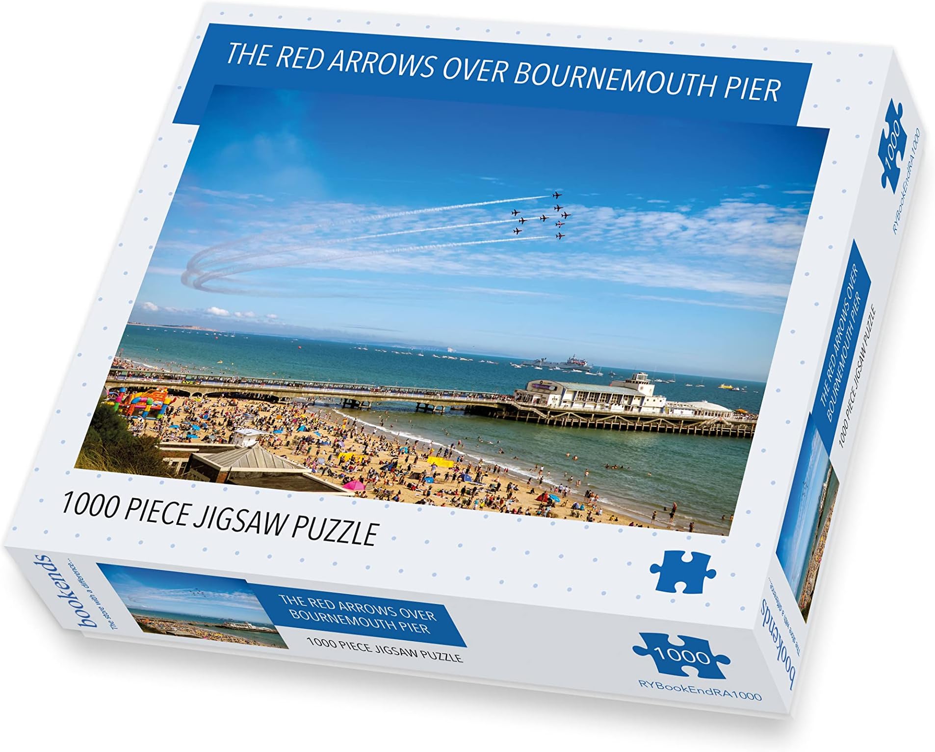 1000 Piece Jigsaw Puzzle - The Red Arrows Over Bournemouth Pier Dorset 5060085102438