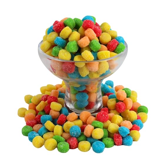 Sour Gummy Candy Bulk Mix - Fruity Sour Gummies Candy Poppers - Gummy Mixed Candies Bulk Bag (1 Pound)