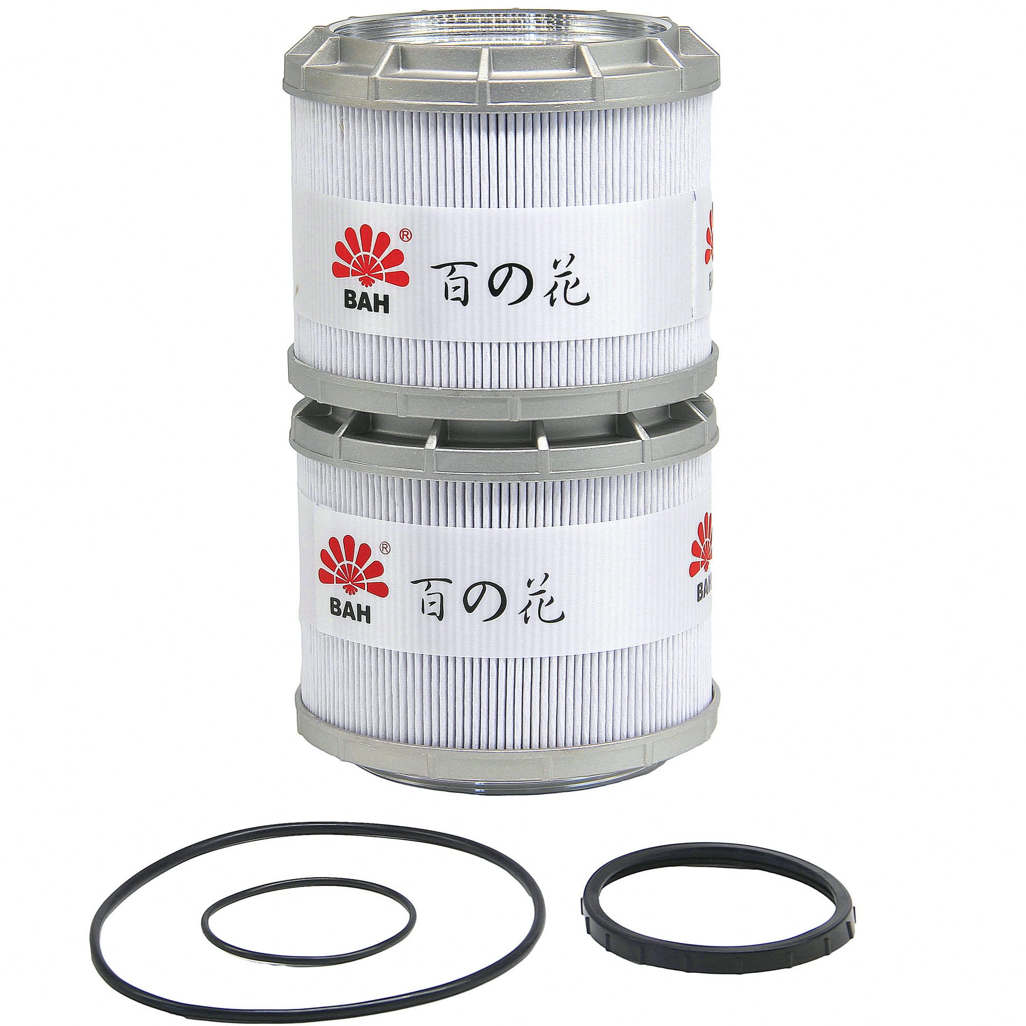 2 PCS BAIZHIHUA YN52V01020P1 Hydraulic Oil Filter Fits Kobelco Excavator