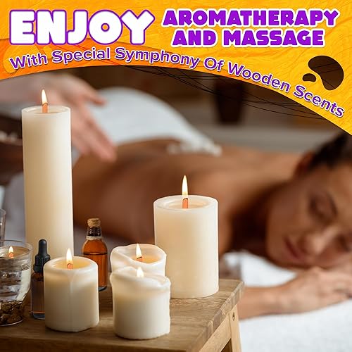 Miniatura 7 de Mechas de vela de madera para hacer velas, 100 piezas (50 juegos), mechas largas de madera para hacer velas de 5 x 0.52 pulgadas, para suministros