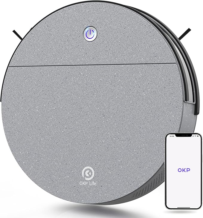 okp robot aspirador y fregasuelos k7