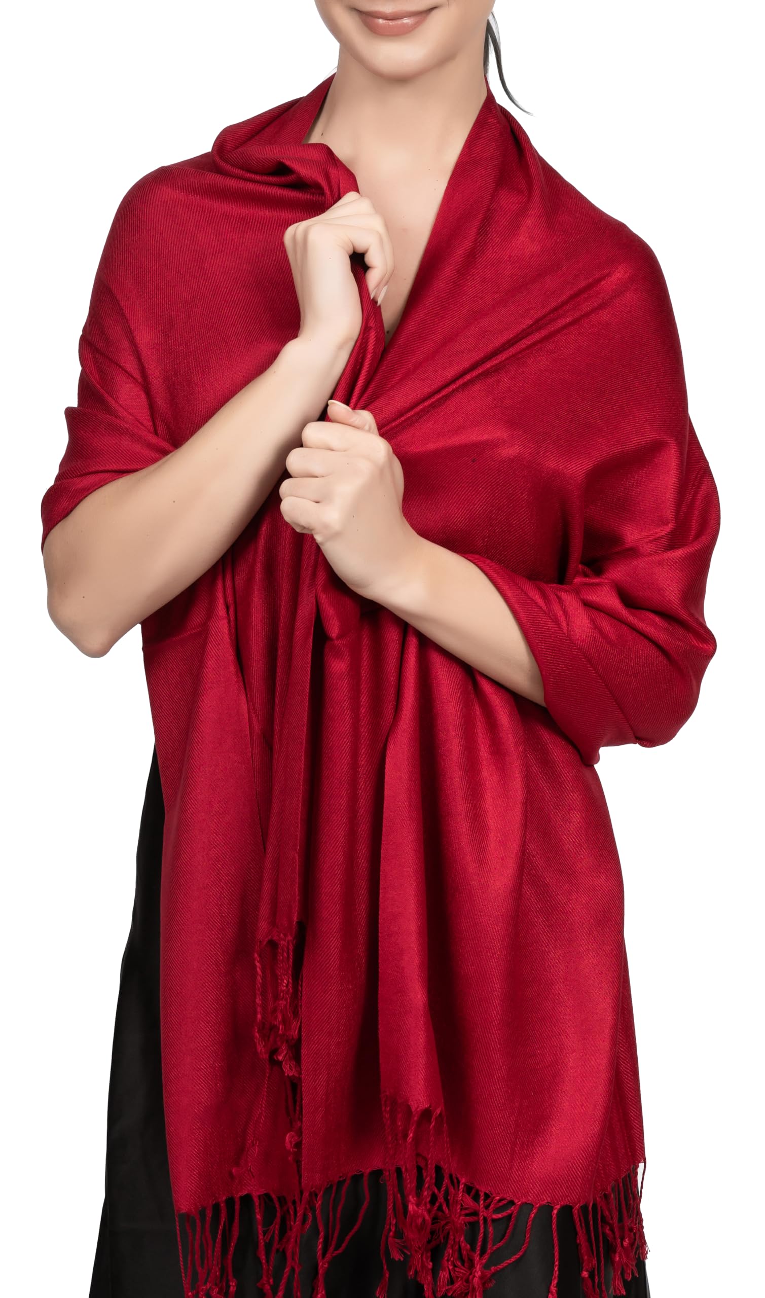 Achillea Soft Silky Pashmina Scarf for Women – Shawl Wrap for Evening Dresses, Bridesmaids, Weddings & Everyday Wear