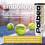Palbea PRO Padel - FIP Approved Padel Balls - 1 Carton x 24 Tubes - Paddle Balls with High Visibility HV Felt. Premium Quality. Ideal for Training and Tournaments. Pressurized, Durable, and Fast. - 7