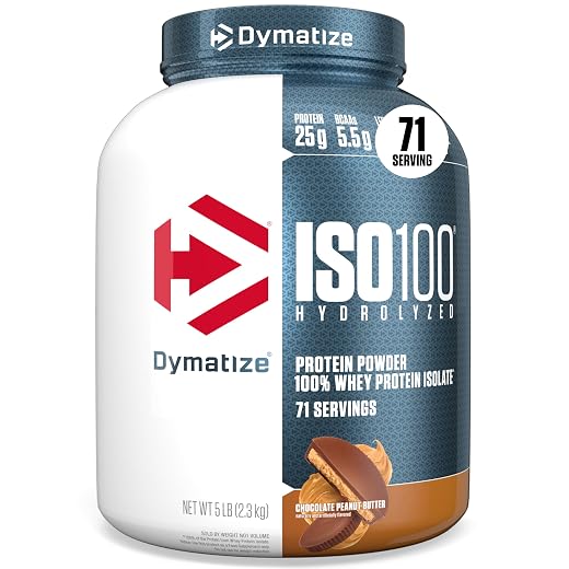 Iso 100 - 100% Hydrolyzed (2,3Kg) - Sabor Chocolate Peanut Butter, Dymatize Nutrition