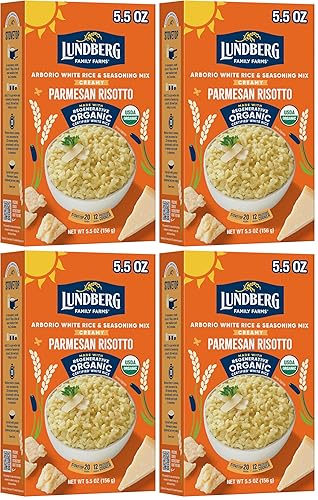 Lundberg Rice Creamy Parm Risotto, 5.5 Ounce (Pack of 4)