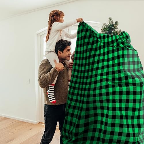 Miniatura 4 de Bolsa de almacenamiento grande para árbol de Navidad, bolsa de plástico impermeable para árbol de Navidad, cubierta vertical para árbol de Navidad