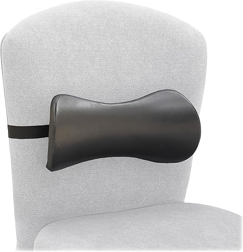 Safco Respaldo lumbar de espuma viscoelástica, 11"H x 14 12"W x 4"D, Gris