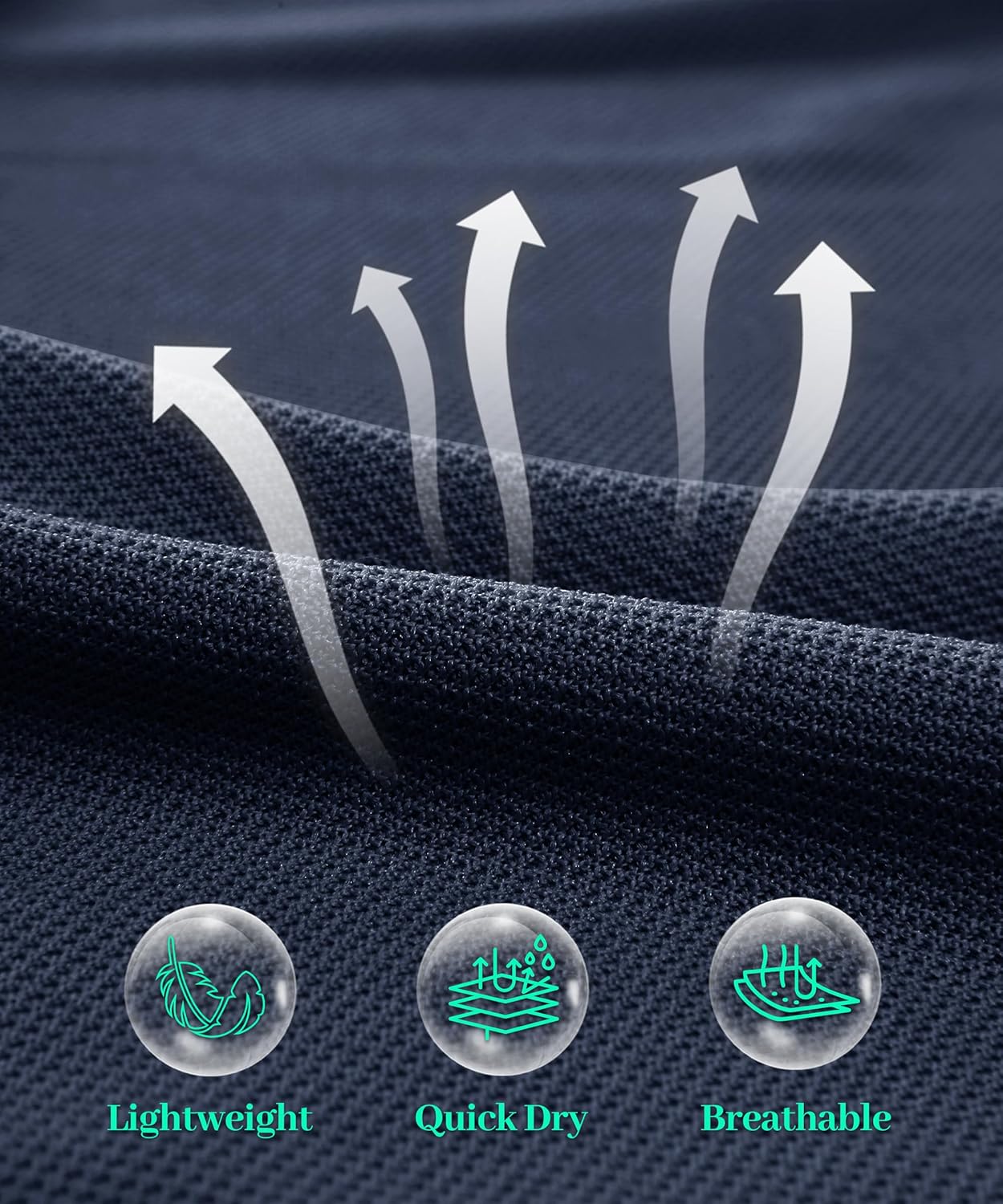 MAGNIVIT Men's Polo Shirts Long Sleeve Quick Dry Performance Shirt Military Tactical Army Combat Polo Shirts - Image 4