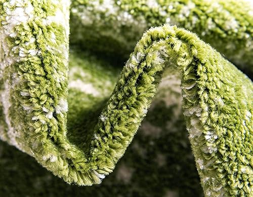 Vista 35 de Unique Loom Bromley Collection Vintage Traditional Medallion Border - Alfombra, Polipropileno, Amarillo/Crema azu/marfil,Gris