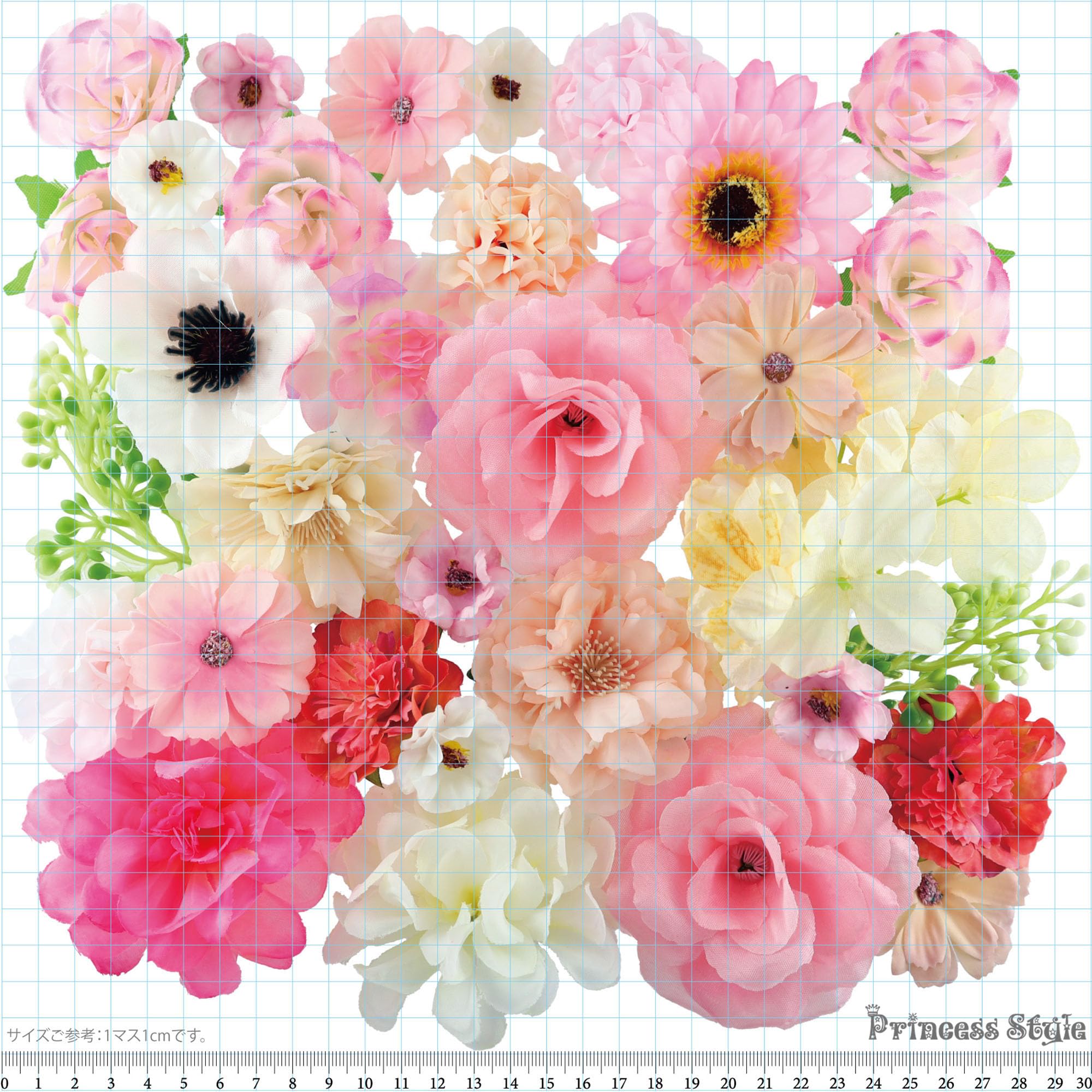 Amazon | Princess-style 造花 花材 材料 フェイクフラワー 花 Amazon | Princess-style 造花 花材 材料 フェイクフラワー 花